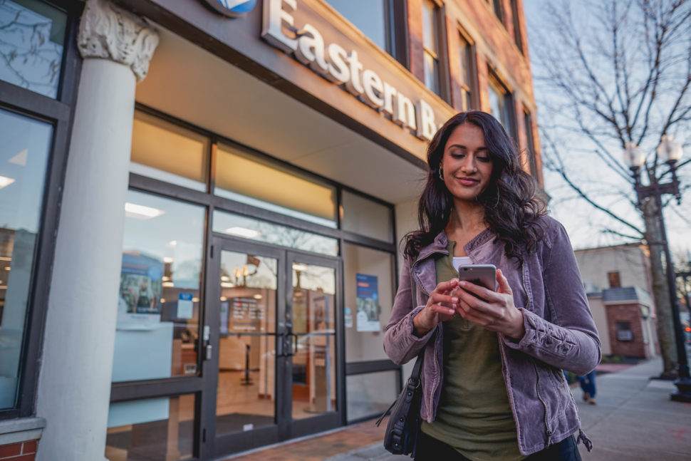 Girl on mobile phone 