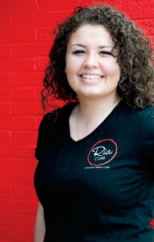 Pamela Bardhi, Owner of Ria Cafe