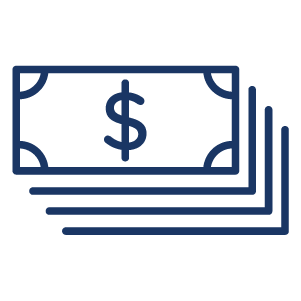icon illustrating money