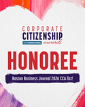 Corporate Citizenship honoree from boston business journal 2026