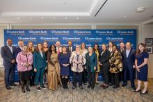 Eastern Bank Foundation colleagues stand with this year's Community Advocacy Award honorees