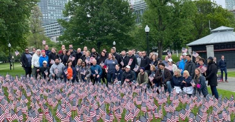 Memorial Day Flag Placement
