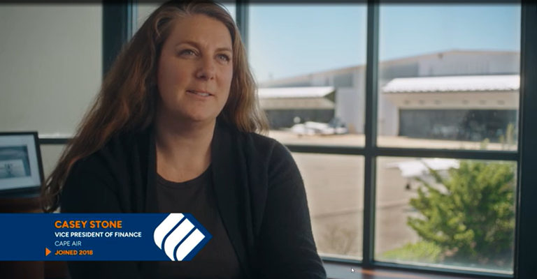 Casey Stone, vice president of finance for Cape Air, discusses working with Eastern Bank